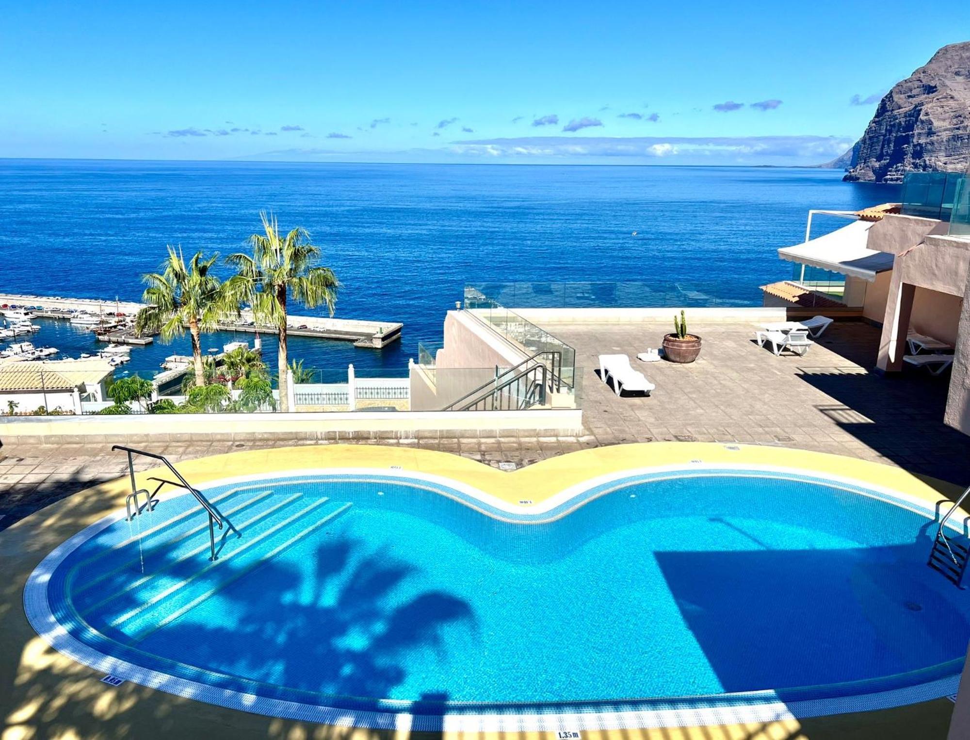 Apartamento incleibles vistas al océano y piscina. Acantilado de los Gigantes Esterno foto