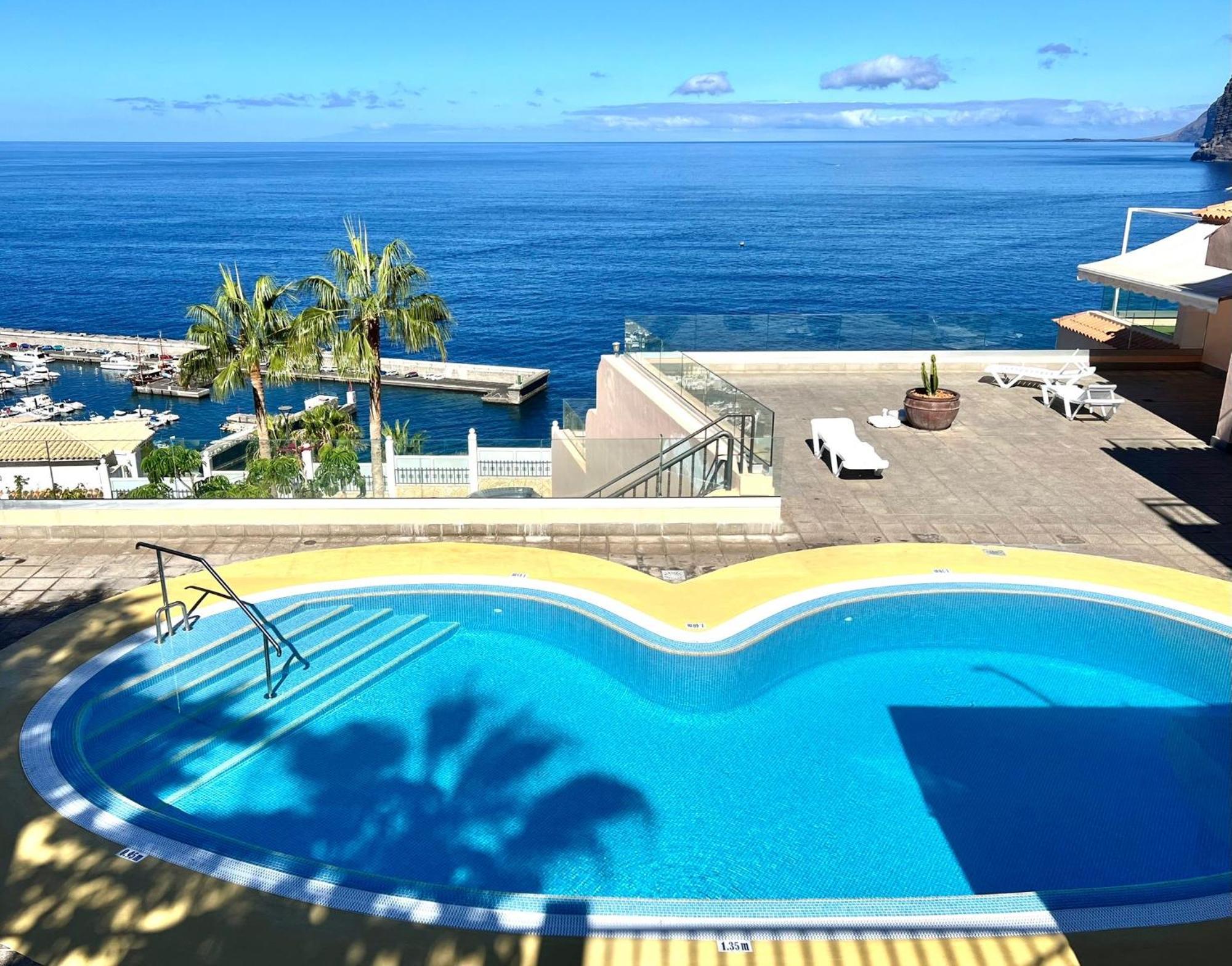 Apartamento incleibles vistas al océano y piscina. Acantilado de los Gigantes Esterno foto