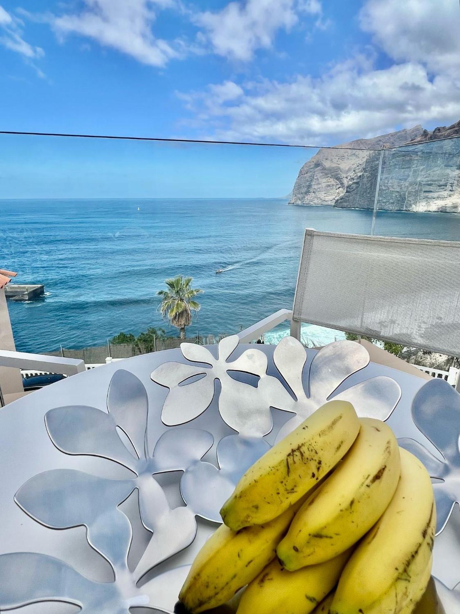 Apartamento incleibles vistas al océano y piscina. Acantilado de los Gigantes Esterno foto