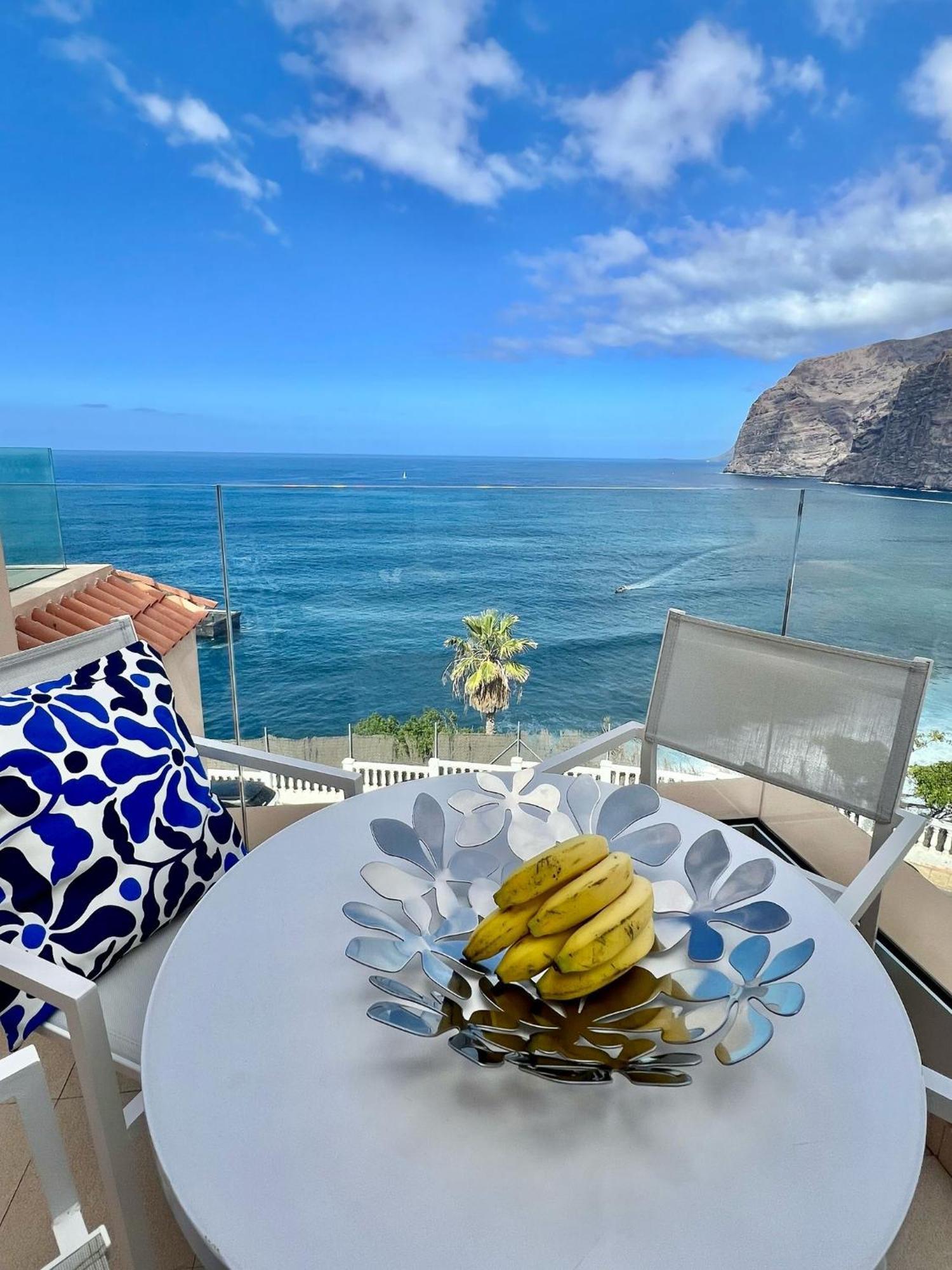Apartamento incleibles vistas al océano y piscina. Acantilado de los Gigantes Esterno foto